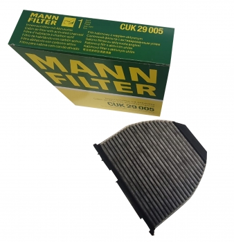 MANN Innenraumfilter Aktivkohle CUK29005 passend für Mercedes C (W204) & CLS (C218)